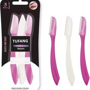 3pc,tufang eyebrow, Facial Razor, Women disposable shaving r...