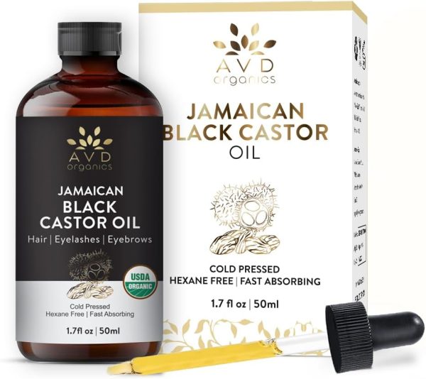 AVD ORGANICS Jamaican Black Castor Oil | 100% Pure and Natur... - Image 2