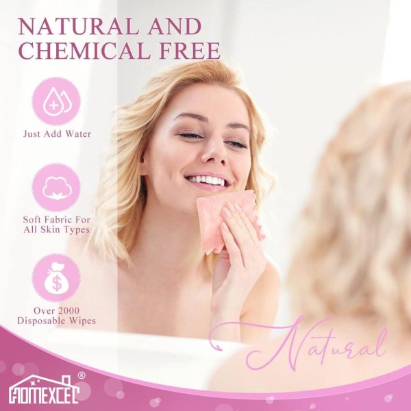 HOMEXCEL Premium Makeup Remover Cloth 24 Pack, Reusable Supe... - Image 4