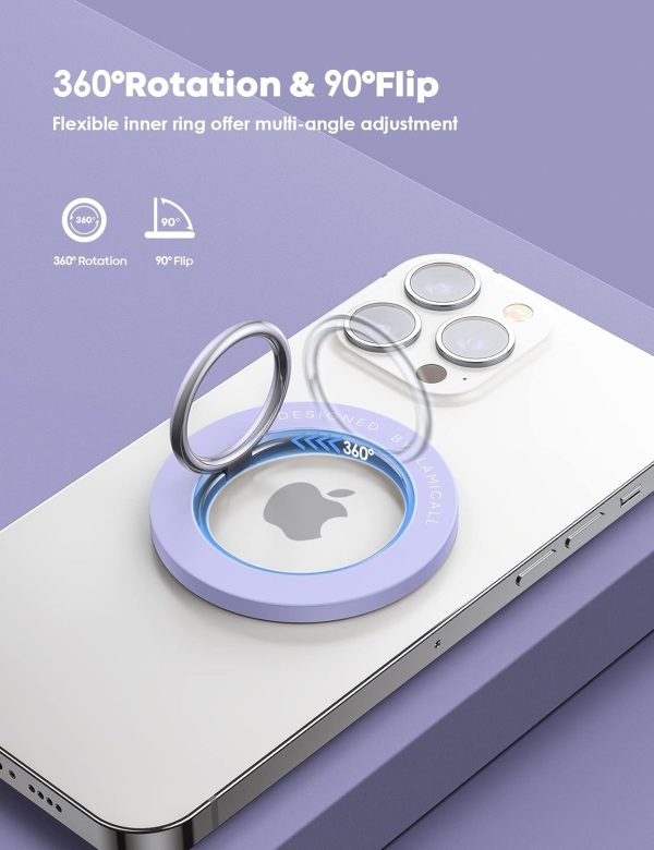 Magnetic Phone Ring Holder for Magsafe - Lamicall 【Wireless ... - Image 3