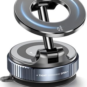 Vacuum Magnetic Car Phone Holder for MagSafe, 360°Magnetic P...