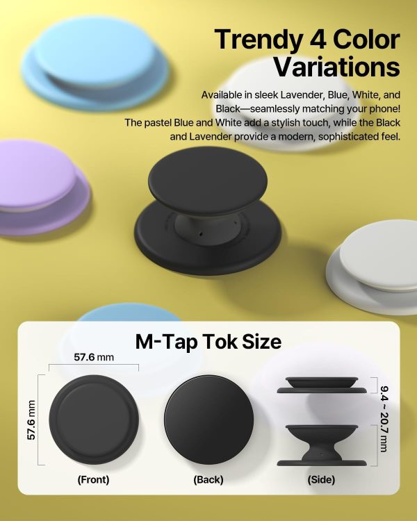 Sinjimoru for MagSafe Phone Grip, Soft Silicone Magnetic Fin... - Image 4