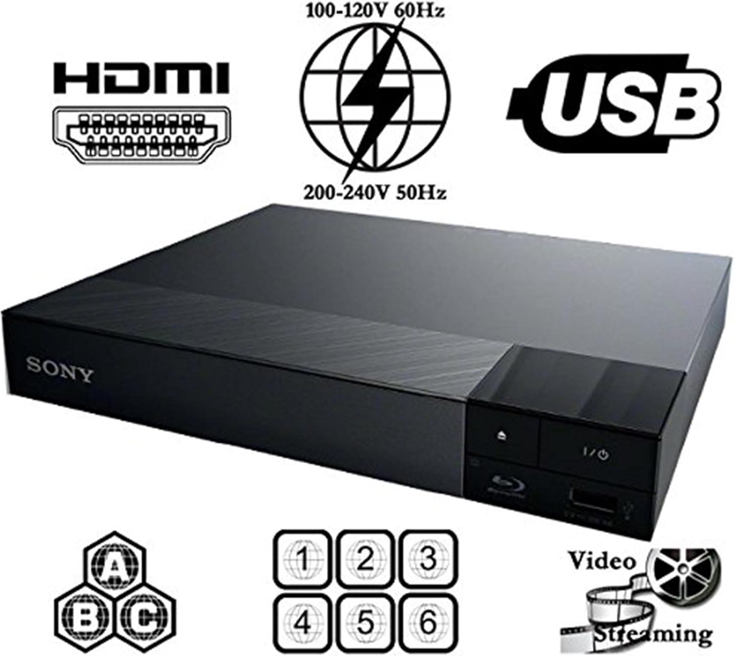 SONY BDP-S1700 Multi Zone All Region Codefree System Blu Ray…