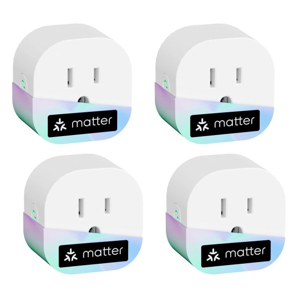 meross Matter Smart Plug Mini, Easy Setup, 100% Privacy Matt...