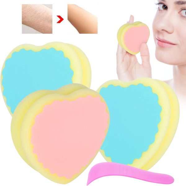3 PCS Waxing Polishing Sponge Women Hair Removal Pad Depilat... - Image 3
