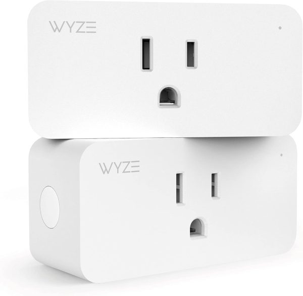 Wyze Labs WLPP1 Wyze Smart Home Plug, Two-Pack, White