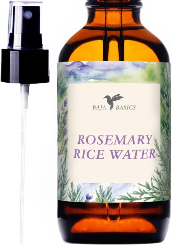 Baja Basics Rosemary Rice Water for Hair Care - Longsheng Ri...