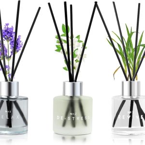 3 Pack Fragrance Reed Diffuser, 50ML Lavender Jasmine Lemong...