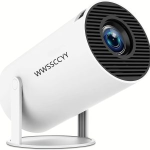 Mini Projector, 4K Decoding, 1080P Resolution, Compatible wi...