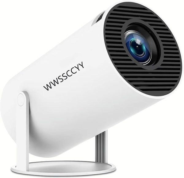 Mini Projector, 4K Decoding, 1080P Resolution, Compatible wi...