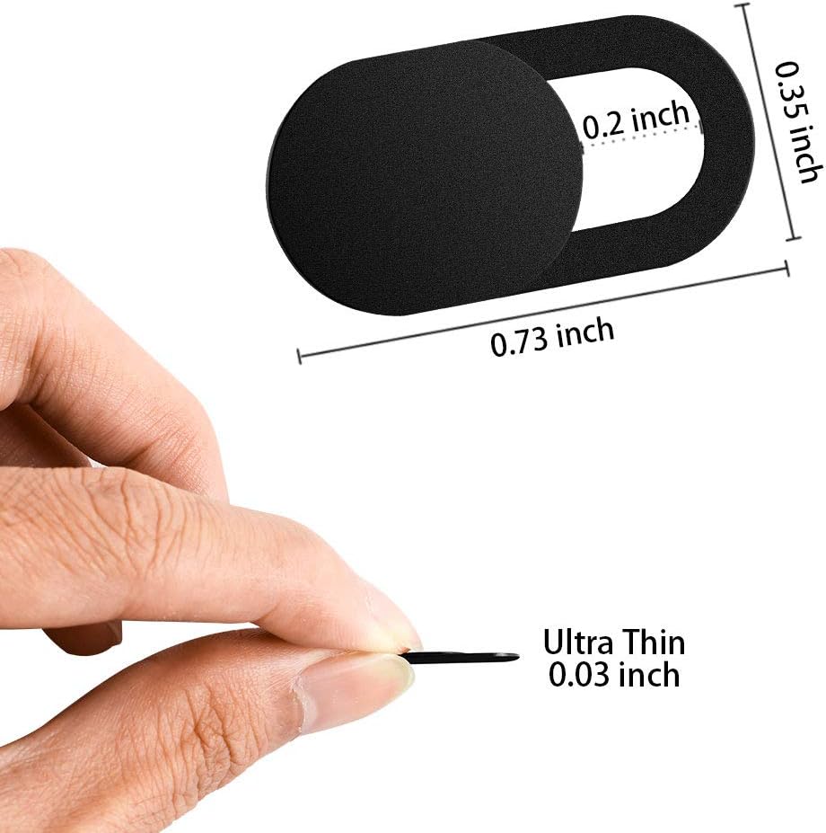 Webcam Cover 0.03in Ultra Thin (3 Packs), iRush Web Camera C…