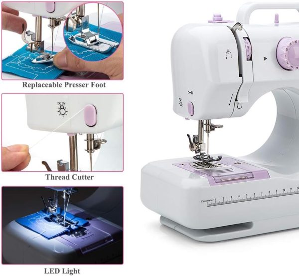 Galadim Mini Sewing Machine (Extension stand, Sewing Supplie... - Image 2