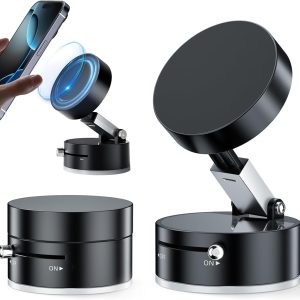 Vacuum Suction Magnetic Phone Holder, Upgrade Magnetic Sucti...