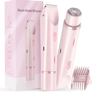 Women Bikini Trimmer, Dual-Head Hair Trimmer for Women,2-in-...