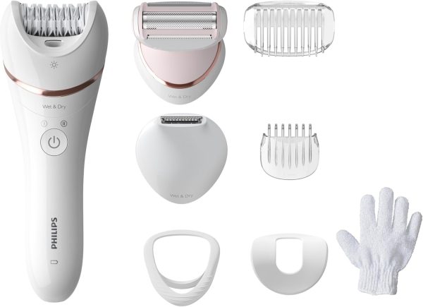 Philips Female Grooming Epilator Series 8000, Wet & Dry Epil... - Image 8