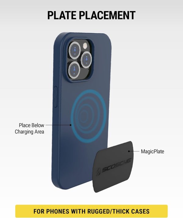 SCOSCHE MagicMount Magnetic-Mount Replacement Kit, Black - Image 3