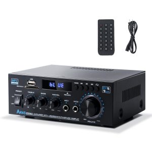 Bluetooth Stereo Receiver &Home Audio Amplifier, 300Wx2 2-Ch...