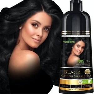 Herbishh Hair Color Shampoo for Gray Hair – Hair Dye Shampoo...