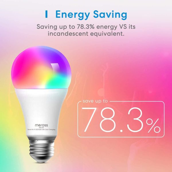 Smart Bulbs, meross Smart WiFi LED Bulbs Compatible with App... - Image 7