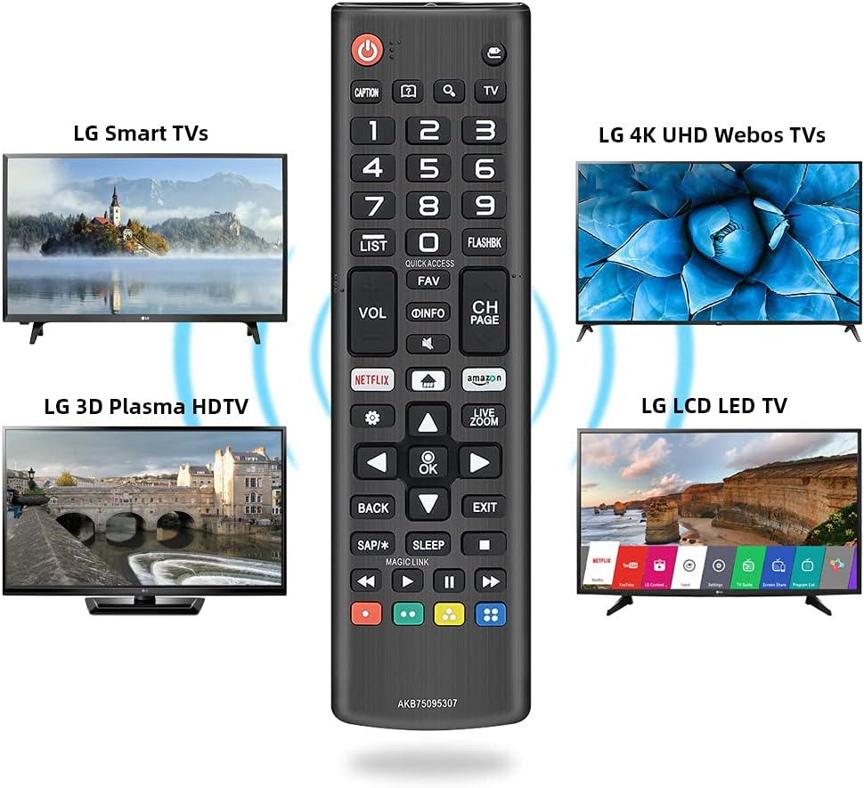 【Pack of 2】 Universal Remote for LG Smart TV, Compatible wit…