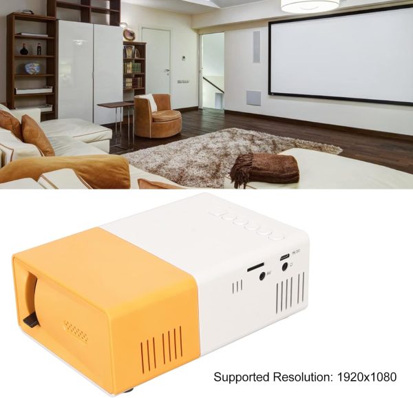 Mini Projector, 1080P Supported Video Projector, Portable Ou... - Image 6
