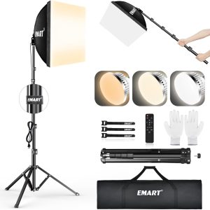 EMART Softbox Photography Lighting Kit, 16"X16" Soft Box | 3...
