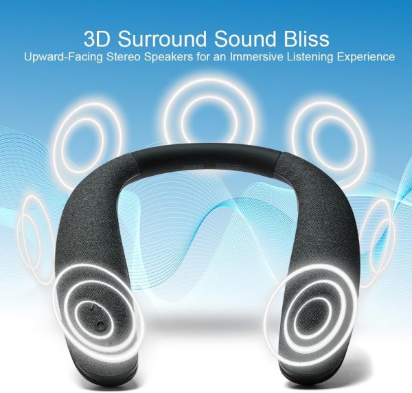 HomeSpot JY508 Wireless Neckband Speaker - 3D Stereo Sound, ... - Image 2