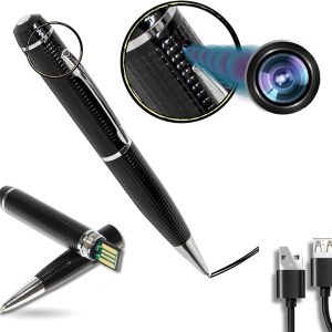 Spy Camera Pen - No Audio, 1080P HD Hidden Camera Pen with L...