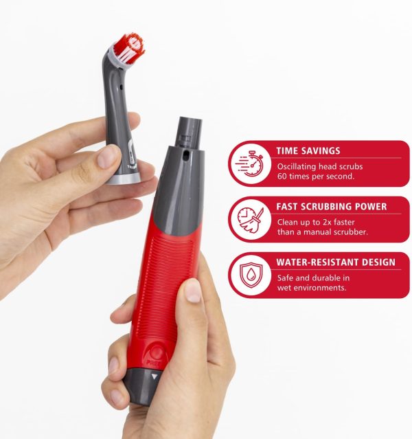 Rubbermaid Reveal Power Scrubber, Grout & Tile Bathroom Clea... - Image 6