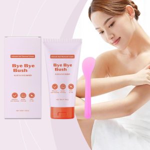 Bye Bye Bush Hair Removal, Hair Remover Cream for Face Legs ...