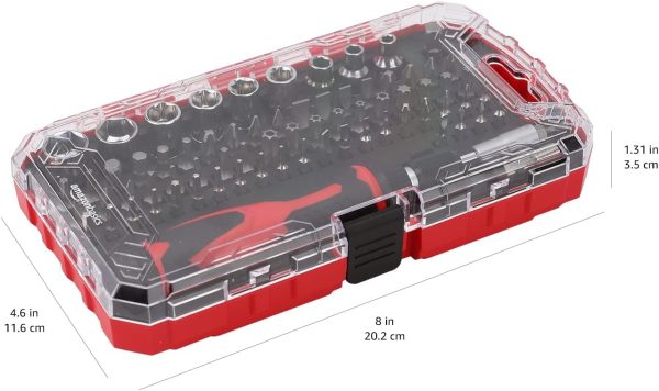 Amazon Basics 73-Piece Magnetic Ratcheting Wrench and Electr... - Image 8