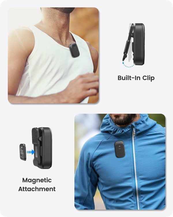 Wearable Bluetooth Speaker,LENCENT Magnetic Clip-On Wireless... - Image 2