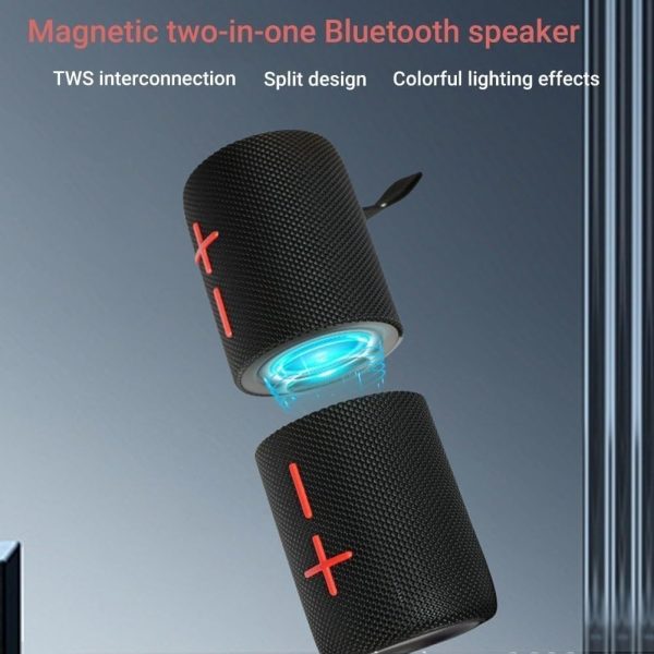 2 in 1 Portable Splittable Bluetooth Speaker, Magnetic 2 in ... - Image 2