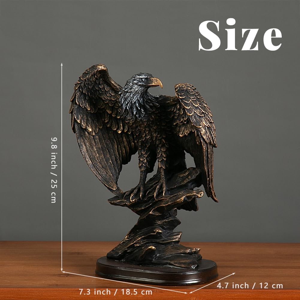 Room Decor Statue Eagle Resin Sculpture for Home Decor Desk …