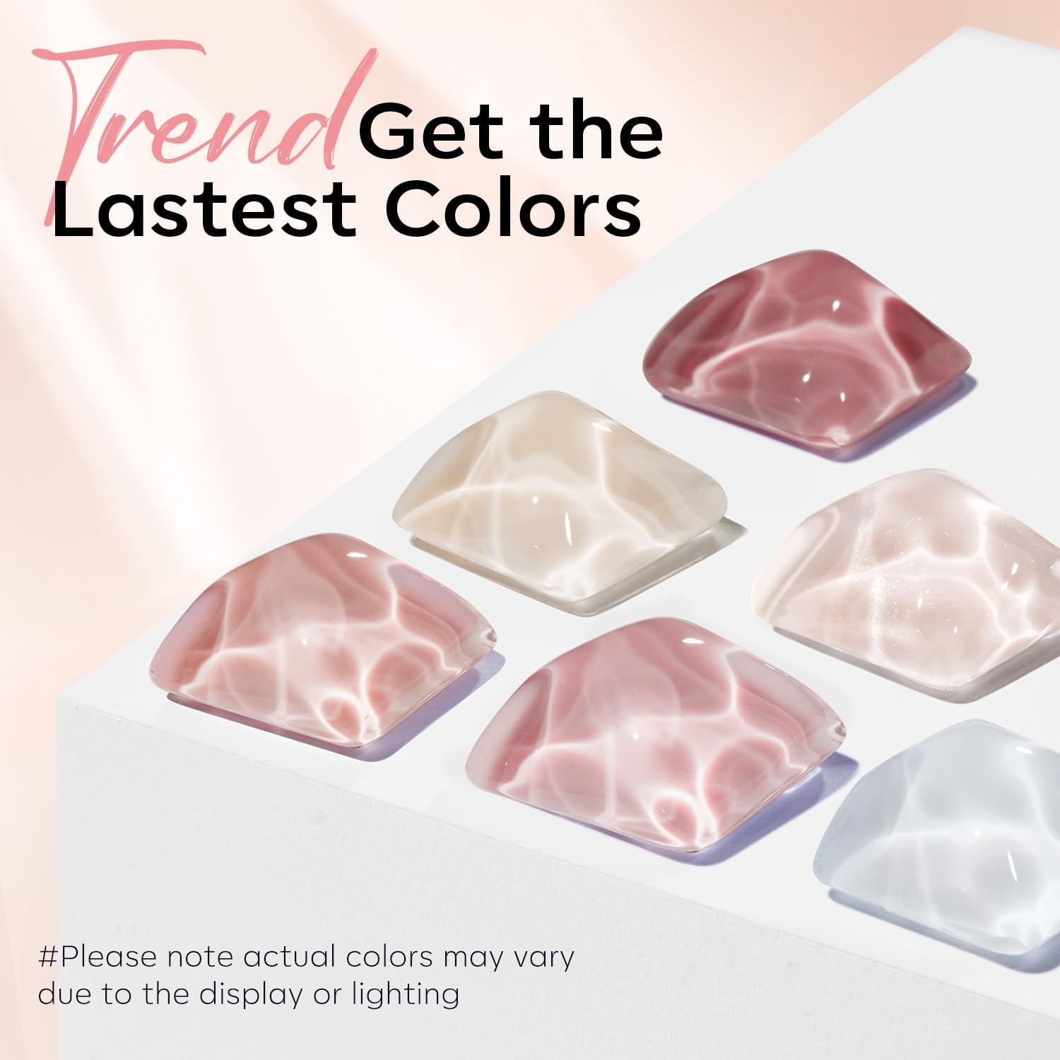 Modelones Jelly Gel Nail Polish 6 Colors Nude Gel Polish Mil…
