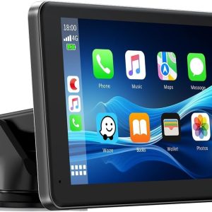 LAMTTO Portable Wireless Carplay & Android Auto,7" HD IPS Dr...