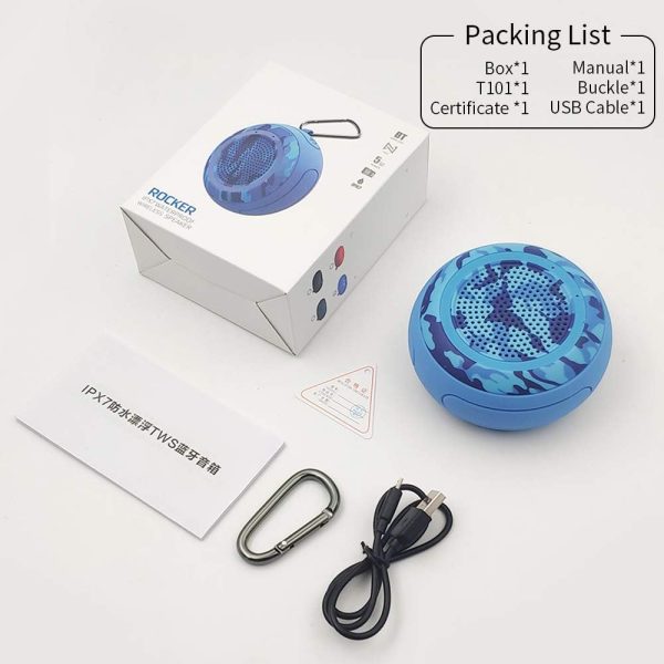 Portable Bluetooth Speakers, IPX7 Floating Waterproof Wirele... - Image 6