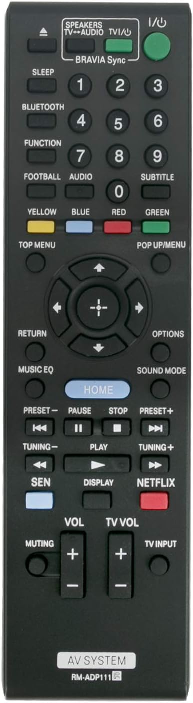 RM-ADP111 Replace Remote Control RMADP111 fit for Sony Blu-r…