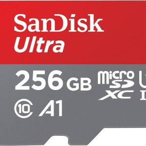 SanDisk 256GB Ultra microSDXC UHS-I Memory Card with Adapter...