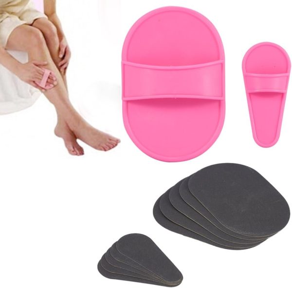 Manually Body Depilation Pad, Portable Smooth Legs Skin Sand...
