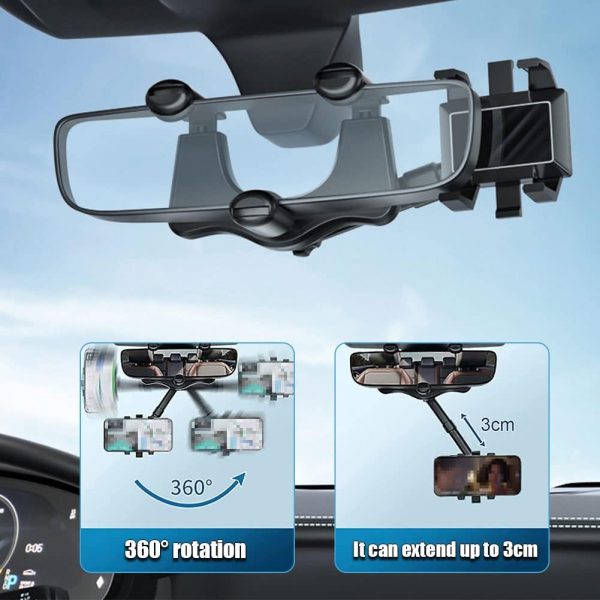 Car Phone Holder Phone Mount, 2025 Rotatable and Retractable... - Image 6