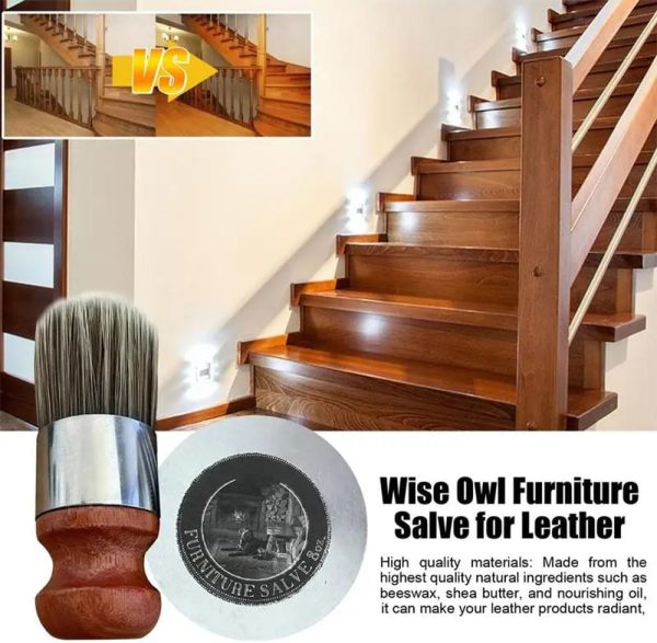 Finyoffiy Leather Salve for Furniture,Wise Owl Furniture Sal... - Image 2