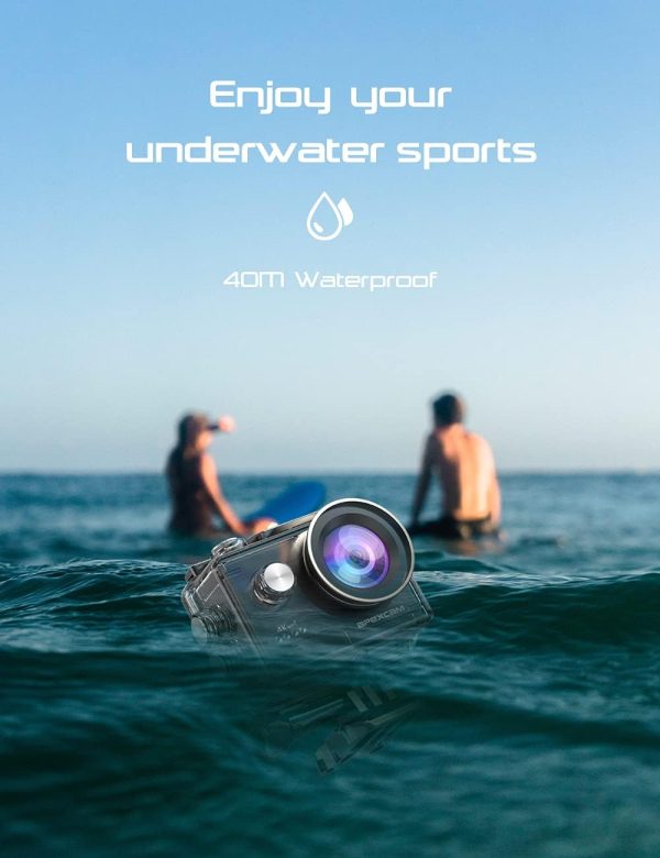 Apexcam 4K 20MP WiFi Action Camera Underwater Waterproof Cam... - Image 6