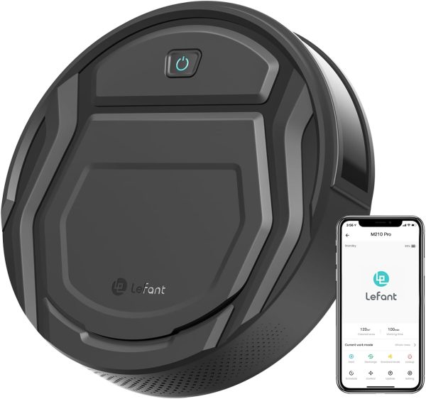 Lefant Robot Vacuum Cleaner, 6 Cleaning Modes, Wi-Fi Connect...