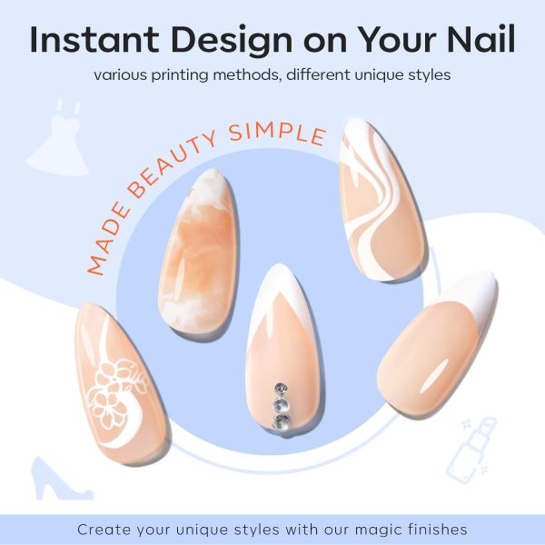 Modelones French Tip Nail Stamp - 6Pcs Silicone French Nail ... - Image 6
