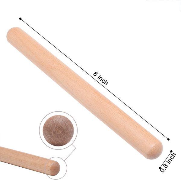 4 Pcs Musical Hand Percussion Instrument Set, Includes 1 Pai... - Image 3