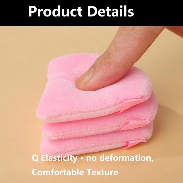 Makeup Sponge Set,15 Pcs Makeup Sponge Powder Puff Set (Pink... - Image 3