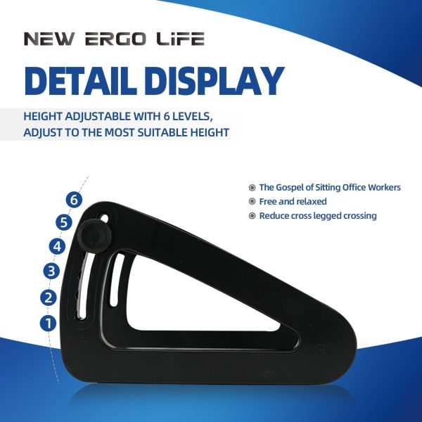 New Ergo Life Adjustable Footrest Under Desk, Comfort Foot S... - Image 3