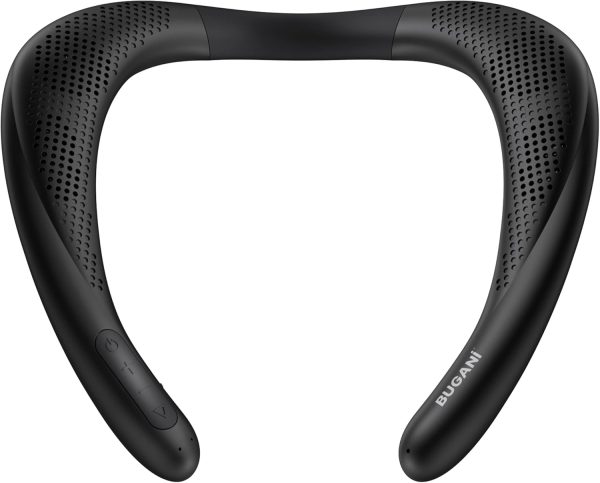 BUGANI Neckband Bluetooth Speaker, Wireless Neck Speaker Tru...