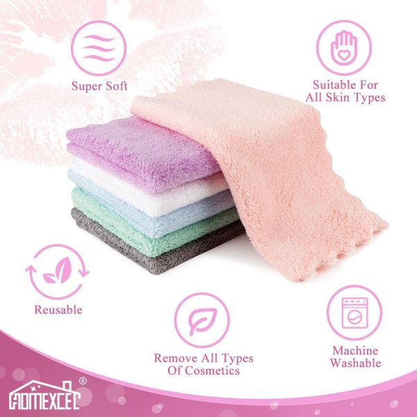 HOMEXCEL Premium Makeup Remover Cloth 24 Pack, Reusable Supe... - Image 5